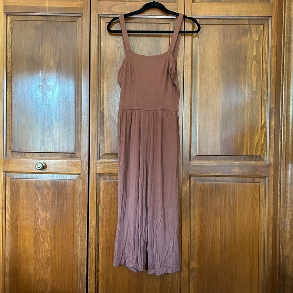 Kate Quinn Tie Back Sleeveless Jumpsuit Size Small - Picture 1 of 6